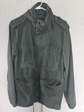 Punk Royal Olive Green Military Field Jacket